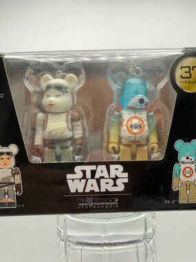 Bearbrick Star Wars REY & BB-8 Figures Unbreakable #37 Happy Kuji Japan Lottery